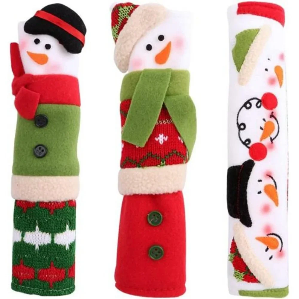 Fridge Handle Covers Set of 3 for Christmas Decorations